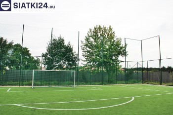 Siatki Mława - Tu zabezpieczysz ogrodzenie boiska w siatki; siatki polipropylenowe na ogrodzenia boisk. dla terenów Mławy